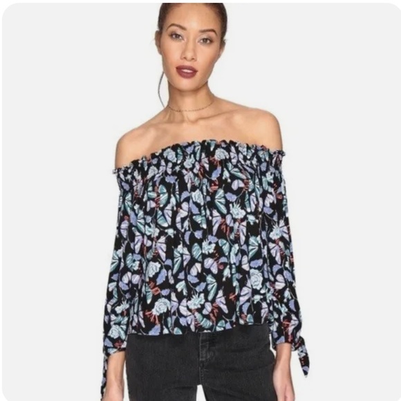 Free People Tops - Free People Lexington Top Off The Shoulder Large